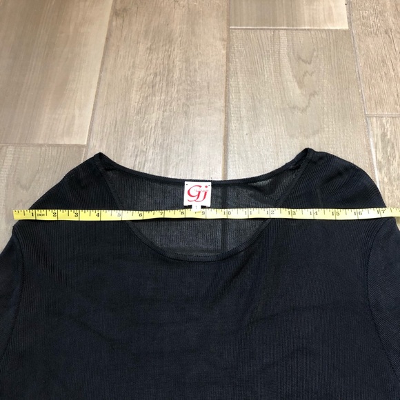 Vintage gaston jaunet black sweater 1960's-1970’s - Picture 12 of 16